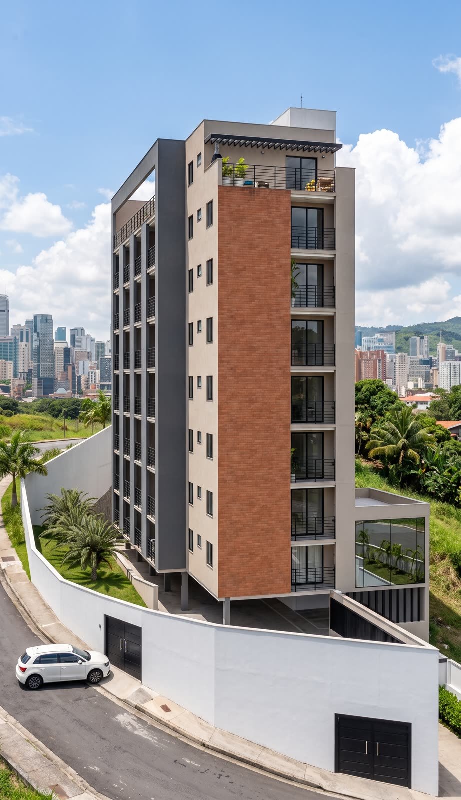 Vista do Urban One com o empreendimento e o entorno